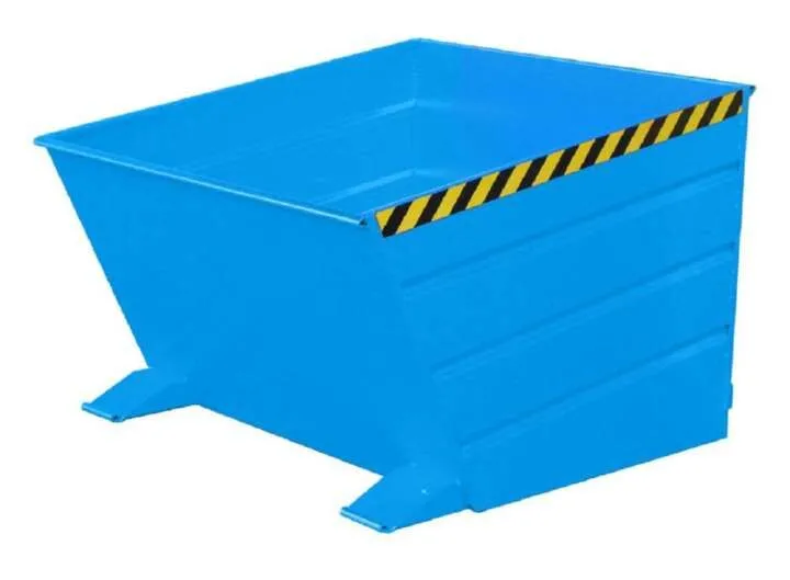 Bauer Kippbehälter VD 1000 lackiert in der Farbe Lichtblau