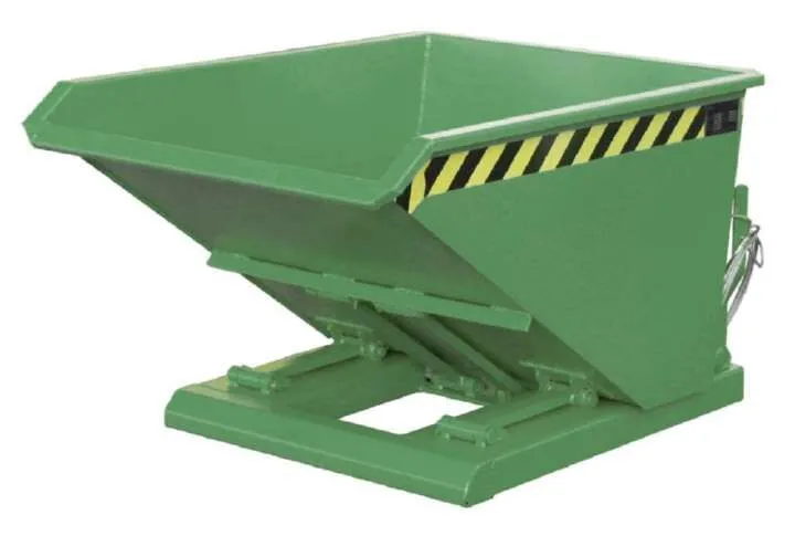 Bauer Kippbehälter NK 30 lackiert in der Farbe Resedagrün