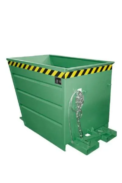 Bauer Kippbehälter VG 700 lackiert in der Farbe Resedagrün