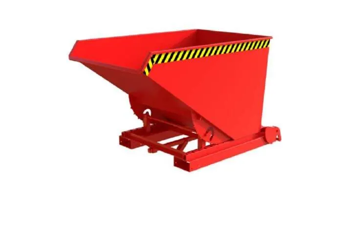 Bauer Automatischer Spänebehälter S4A 1200 lackiert feuerrot