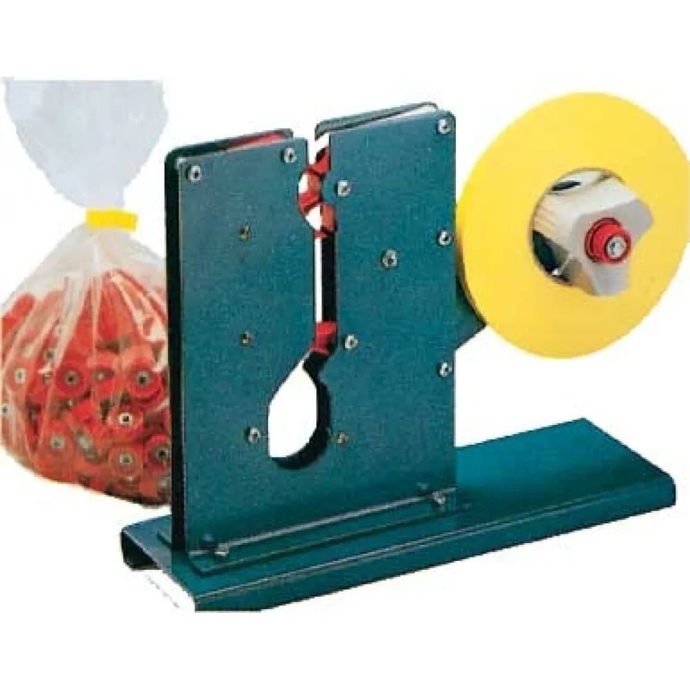 Beutelverschlussgerät E 9, 9-15 mm Klebebandbreite, ohne Trimmvorrichtung