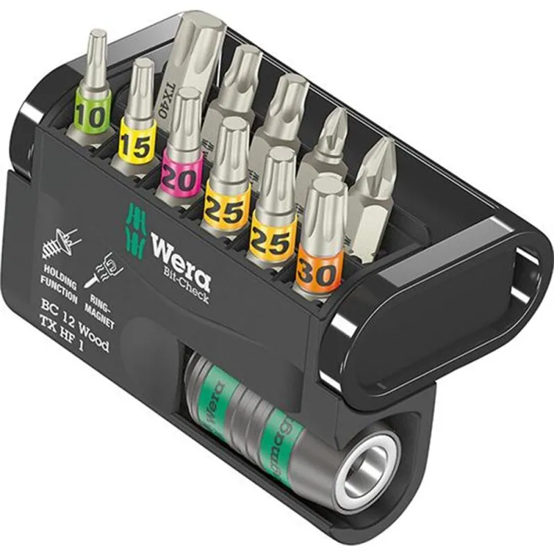 Bit-Sortiment Bit-Check 12 Wood TX HF 1 12-teilig Wera