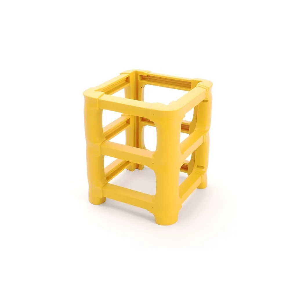 BOPLAN® Säulen-Anfahrschutz CP Universal, zuschneidbar, Höhe 1.100 mm, für Säulenmaße (BxT) 700 x 700 mm