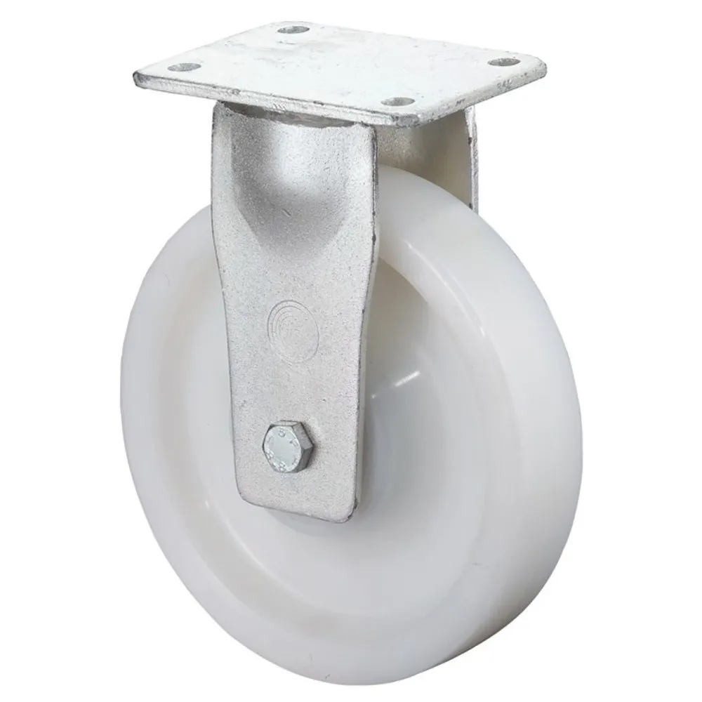 BS ROLLEN Schwerlast-Bockrolle, Kunststoff, Rad-Ø 200 mm Tragfähigkeit 1200 kg, 138 mm 110 mm