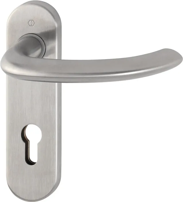 Kurzschildgarnitur Mar.E1138Z/353K VA F69 PZ rd Drückergrt.HOPPE