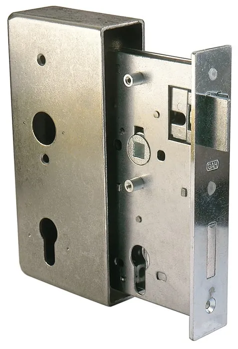 Schlosskasten DIN L/R Maß A185xB90xC55xE40mm Dornm.55mm GAH