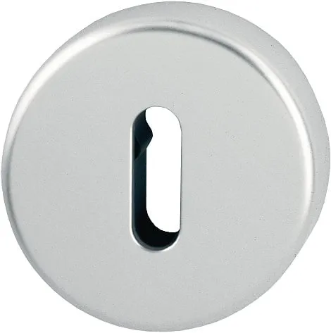 Schlüsselrosetten-Paar 42KVS Alu.F1/naturf.Schildst.9mm OB rd.HOPPE