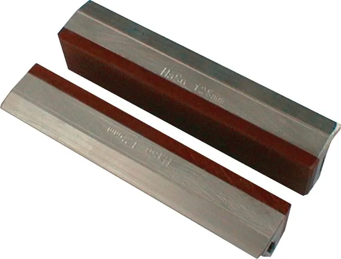 Schraubstockschutzbacke 47/5 F f.Backen-B.120mm Fiberbelag Alu.HAARHAUS