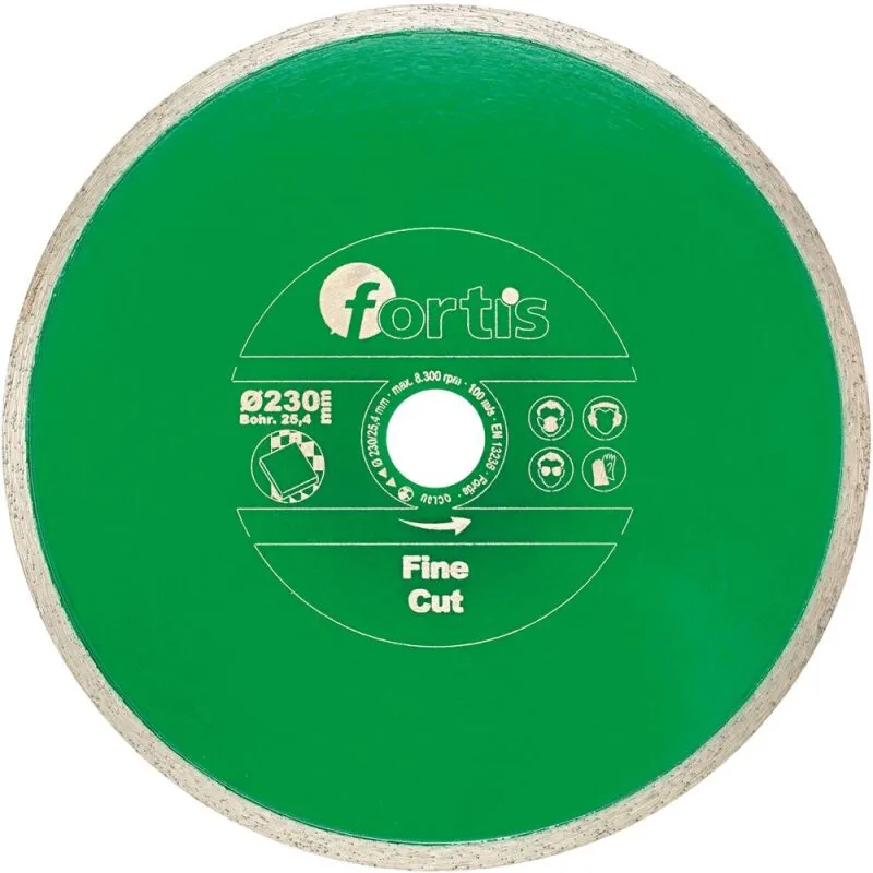 Diamant-Trennscheibe Fine Cut 125 mm Fortis