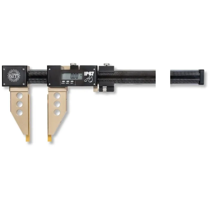 Digital-Messschieber ARGO C CARBON ohne zylindrische Messzapfen, mit Feineinstellung 800x200/0,01mm IP67
