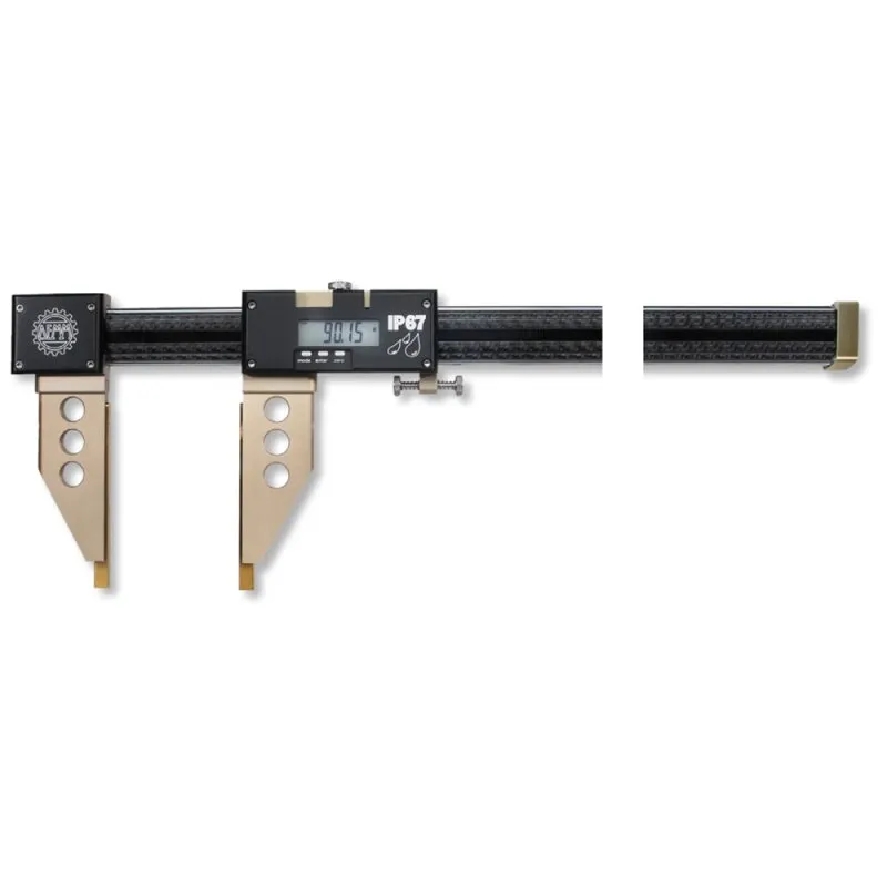 Digital-Messschieber ARGO CARBON ohne zylindrische Messzapfen, ohne Feineinstellung 800x150/0,01mm IP67