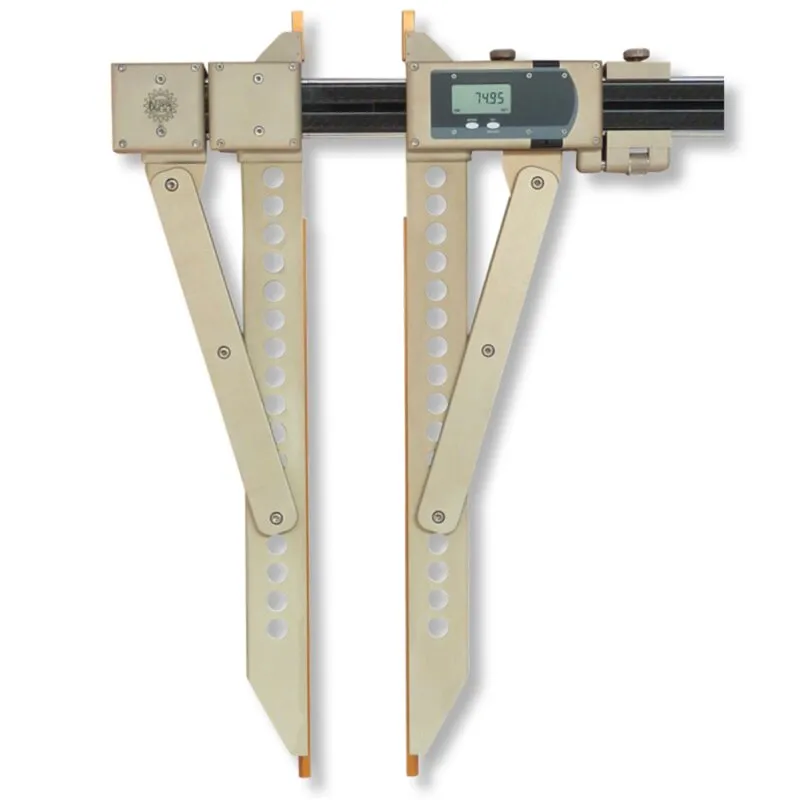 Digital-Messschieber ZEUS CARBON mit Spitzen, mit Feineinstellung 1000x500/0,01mm IP54