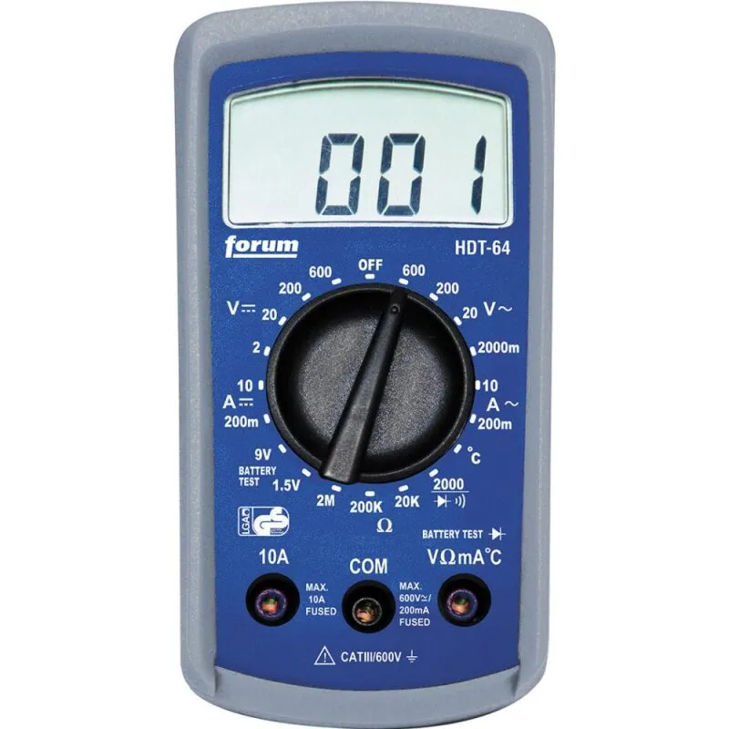 Digital-Multimeter 2-600V in Tasche FORUM