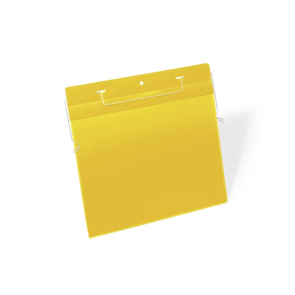 DURABLE Drahtbügeltasche A4 quer, gelb
