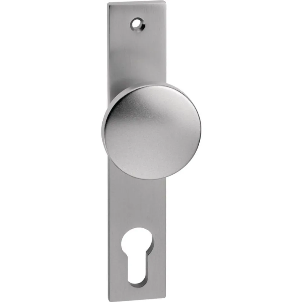 EDI Schlosskasten-Knopf 1317/7020, Aluminium F1 / naturfarbig, fest, Vierkant 8 mm