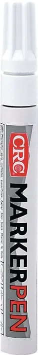 Permanentmarker MARKERPEN weiß Strich-B.1-4,5mm Schreibspitze wasserfest CRC VE: 12St.