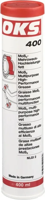 MoS² -Mehrzweck-Hochleistungsfett OKS 400 schwarz 400ml Kartusche OKS VE: 10St.