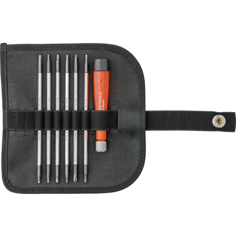 Elektronik- Wechselklingen-Satz 7-teilig in Rolltasche PB Swiss Tools