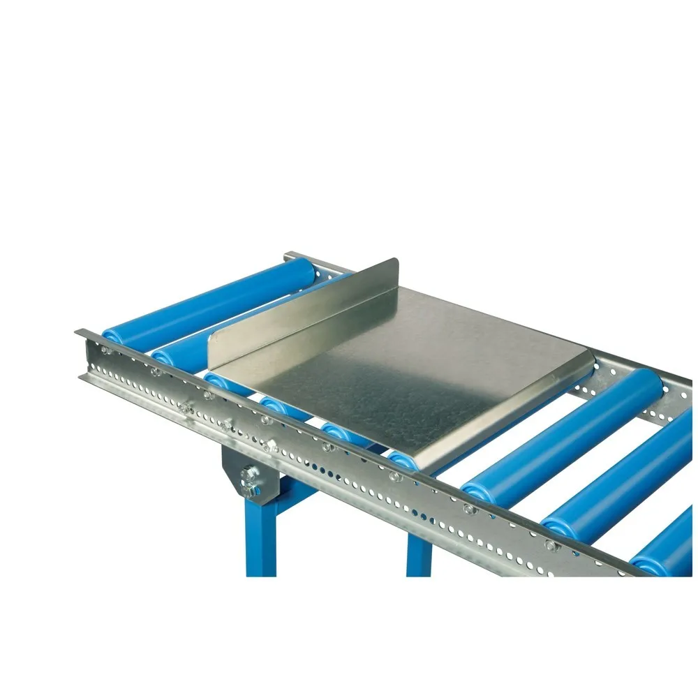 Endanschlag für BLUME Klein- und Leicht-Rollenbahn, einhängbar, Bahnbreite 400 mm