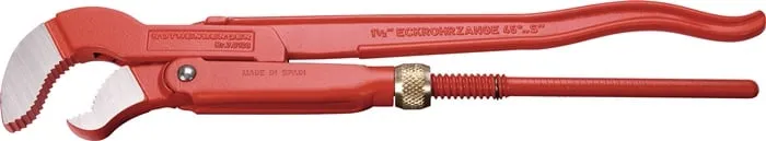 Eckrohrzange Super S Gesamt-L.540mm Spann-W.60mm f.Rohre 2 Zoll ROTHENBERGER