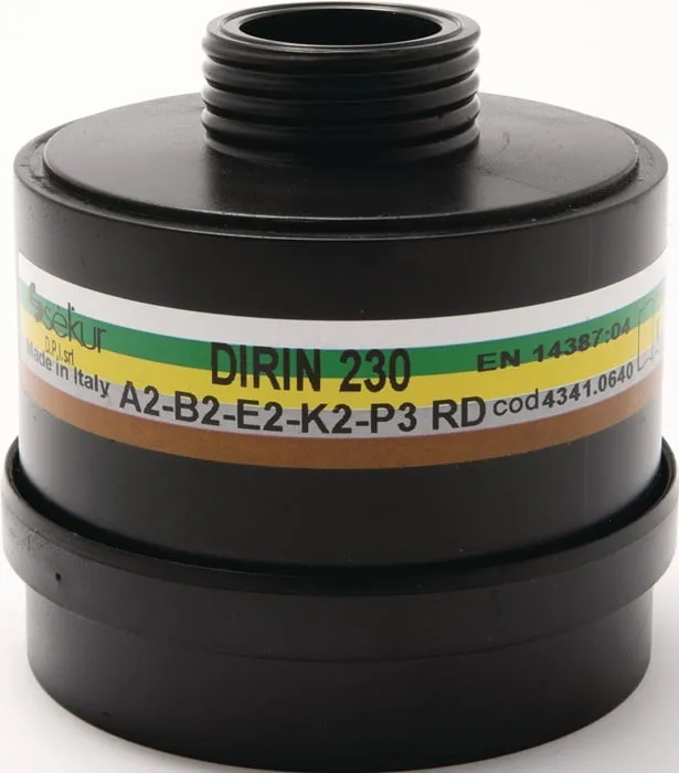Mehrbereichskombifilter DIRIN 230 A2B2E2K2-P3R D EN 14387