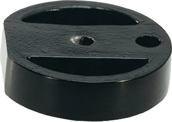 Unterlage 2559 Alu.schwarz D.60mm H.15mm f.Art.3000 258 205 KWS