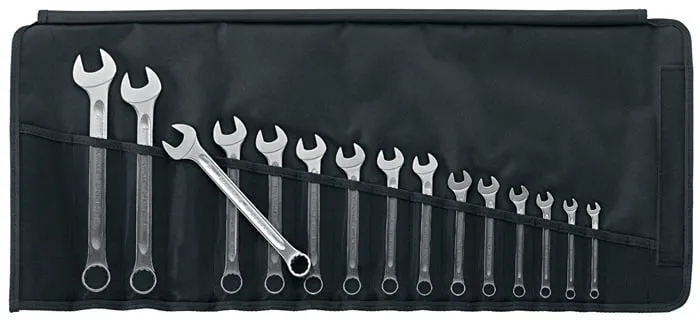 Ringmaulschlüsselsatz 13/15 15-tlg.SW 6-32mm Form A CR-A-STA STAHLWILLE