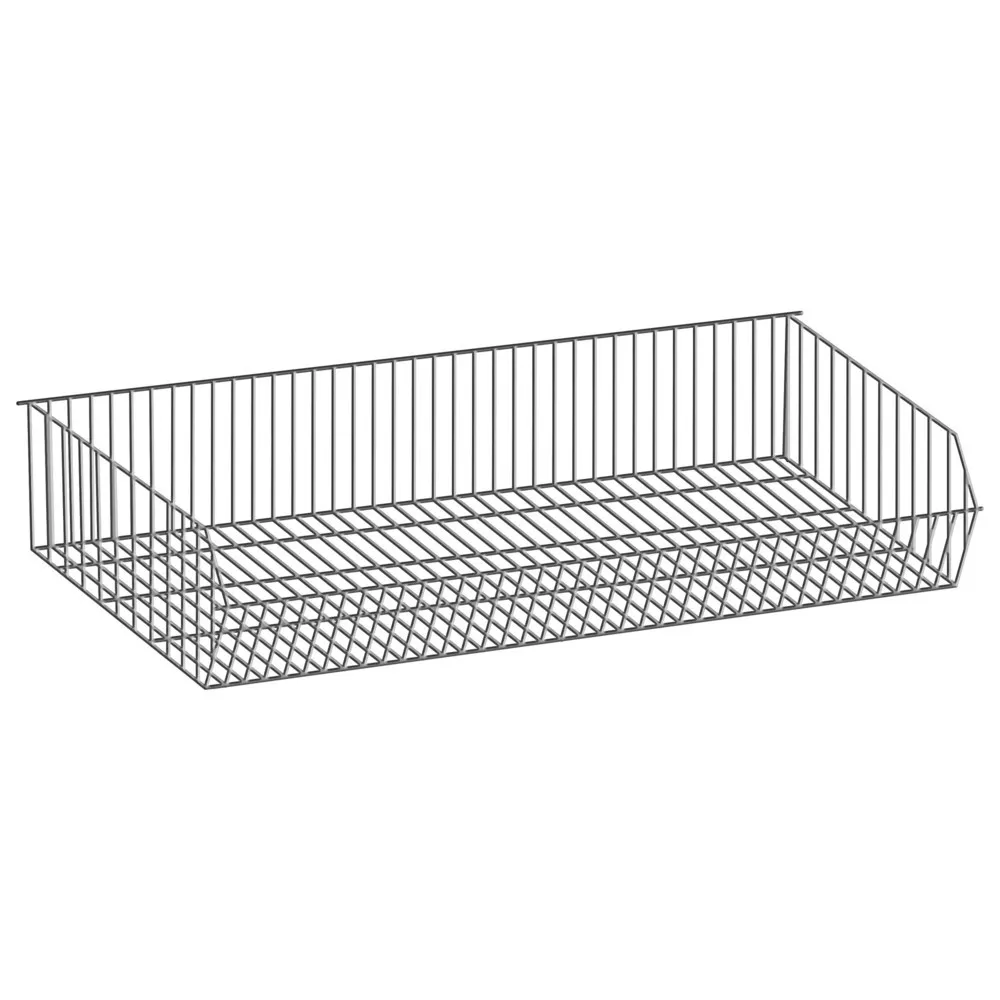 Fachkorbebene für SCHULTE Fachbodenregal mit grobmaschigen Körben, BxT 1.000 x 500 mm