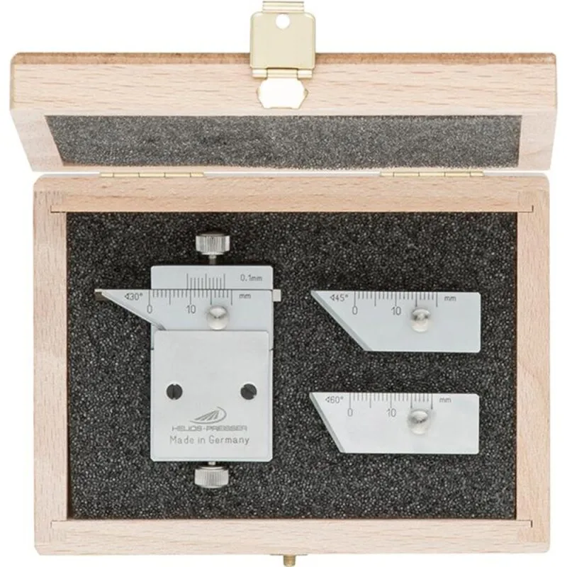 Fasenmessgerät mit auswechselbare Messschienen