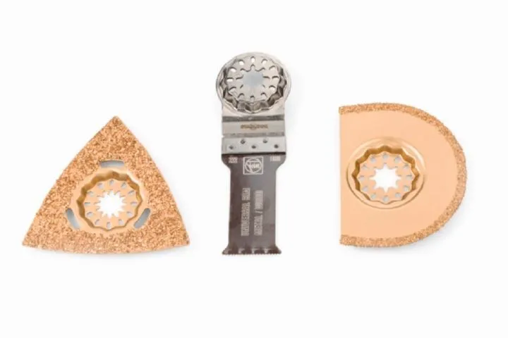 Fein Elektrowerkzeuge Sanitär Set Combo Starlock Tile Working Aufnahme SL für Multitool