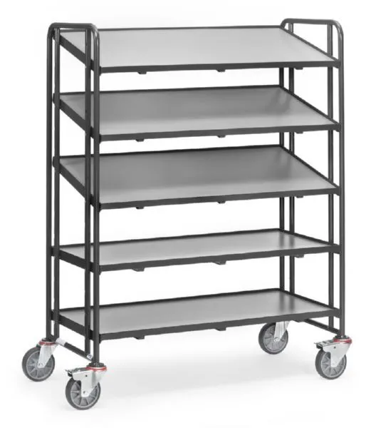 Fetra Eurokastenwagen mit 5 Böden 685 x 1686 x 1372 mm