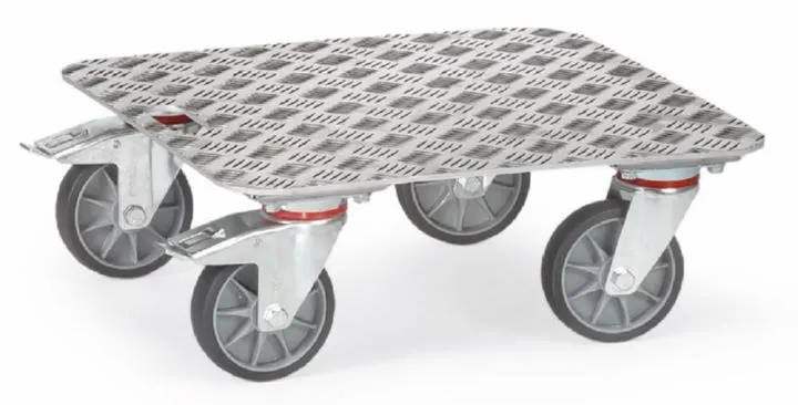 Fetra Kistenroller 500 x 184 x 500 mm 1187 ALU Quintettblech