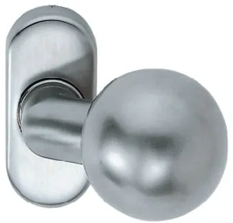 FSB Feuerschutz-Profiltür-Knopf 07 0846 Material Alu.0105 4-KT.M12mm fest FSB