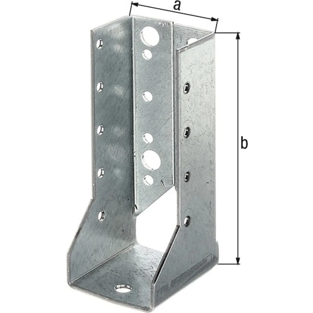GAH Balkenschuh Typ B 60/100, Stahl sendzimirverzinkt, 2 mm ETA-08/0171