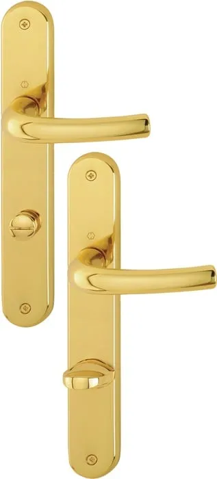 Langschildgarnitur Tôkyô M1710RH/265 MS F71 SK/OL 78mm DIN L/R HOPPE