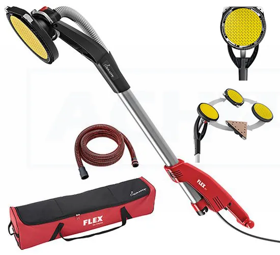 FLEX Giraffe GE 7 R + randnaher Rundkopf +Schlauch +Tasche 447447 447.447 Langhalsschleifer