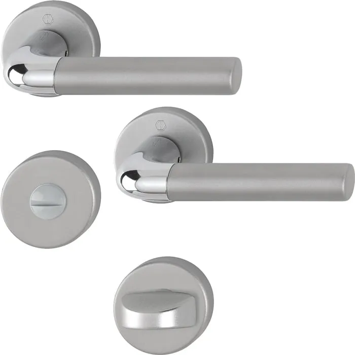 Rosettengrt.Bremen 1505/42KV/42KVS Alu.F49/F9-2 rd.SK/OL DIN L/R D/D HOPPE