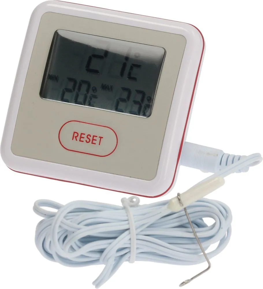 Thermometer hinten Fühler 4,5x20mm Kabel 3000mm -50 bis +70 °C