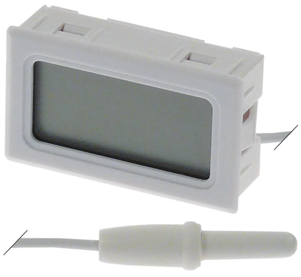 Thermometer TPM-10 hinten Einbaumaß 46x26,6mm Frontmaß 48x29mm ø9x36mm