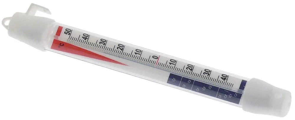 Thermometer Anzeige analog mit Haken Größe ø20x210mm