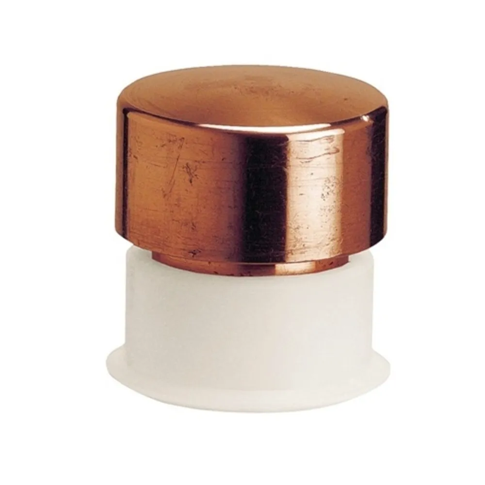 Schonhammerkopf SIMPLEX Kopf-D.40mm Kupfer m.Kunststoffhülse hart HALDER