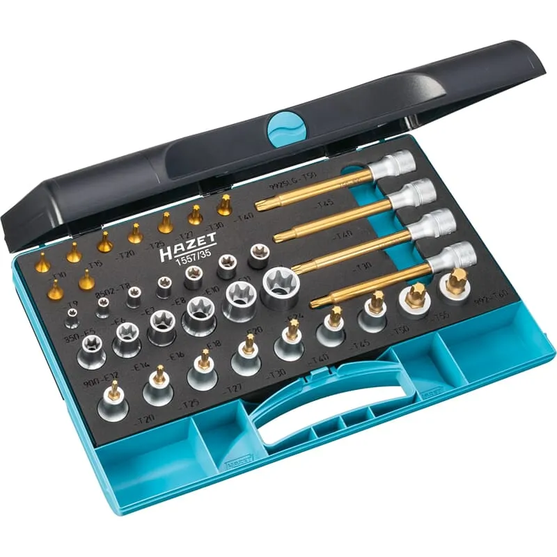 Hazet 1557/35 TX-Werkzeug-Satz 1/4"-1/2"