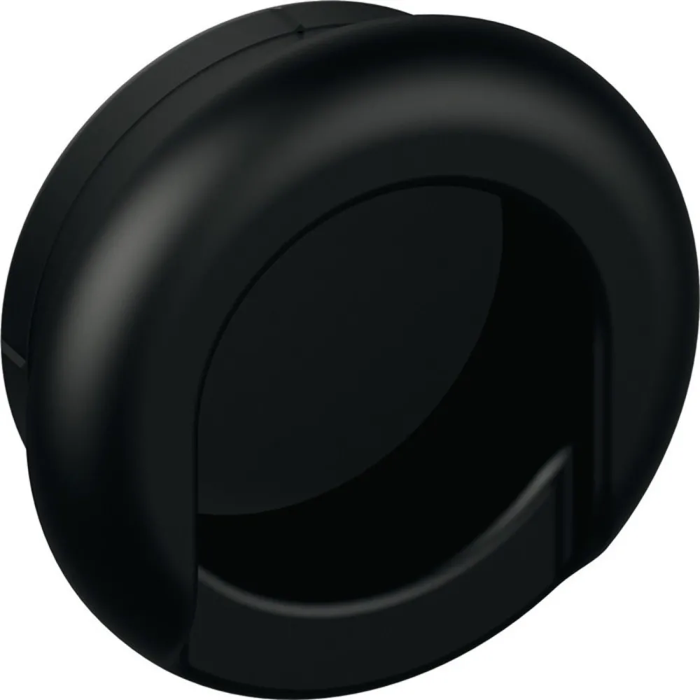 HEWI Einlassmuschel 535MLB, Polyamid matt 90 tiefschwarz, Länge 42 mm Breite 42 mm