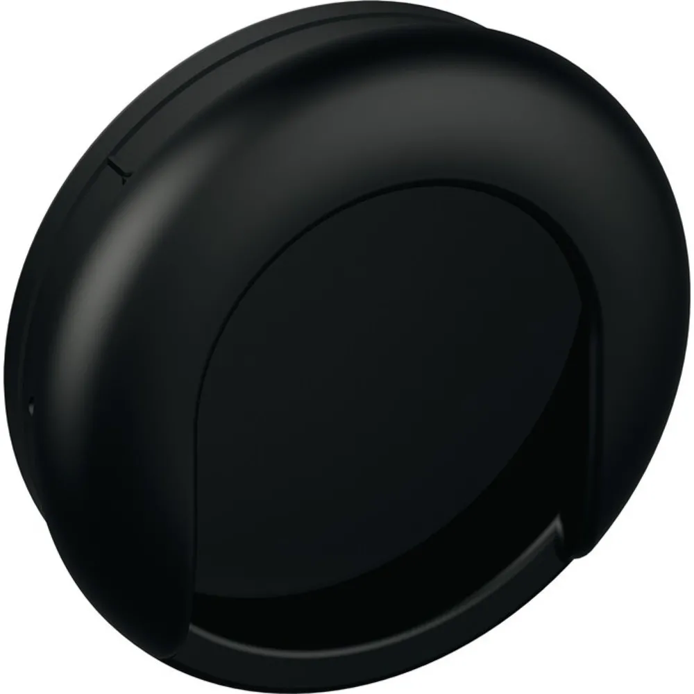 HEWI Einlassmuschel 535MLB, Polyamid matt 90 tiefschwarz, Länge 75 mm Breite 75 mm