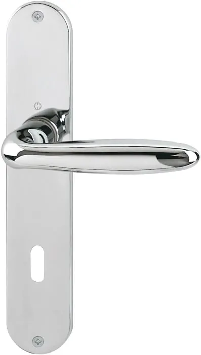 Langschildgarnitur Verona M151/302 MS F49-R OB 72mm DIN L/R HOPPE