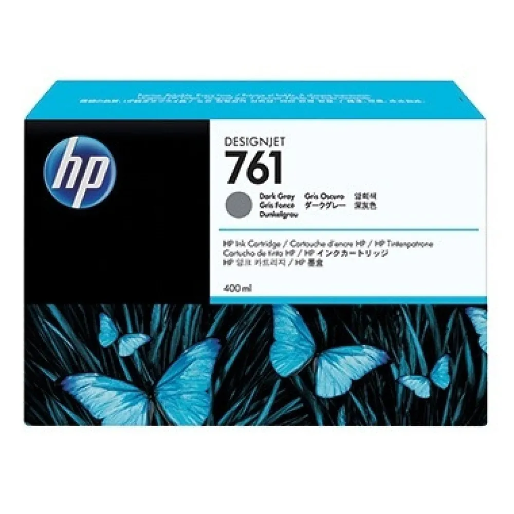 HP Tintenpatrone CM996A 761 400ml dunkelgrau