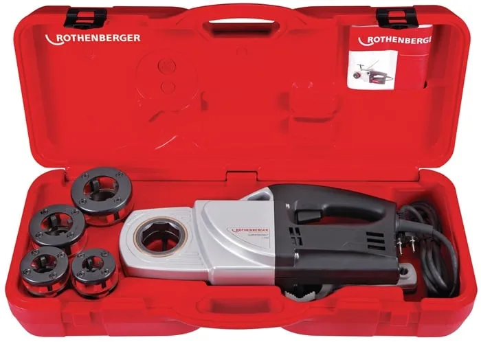 Gewindeschneidmaschine SUPERTRONIC® 1250 Set 1/4-1 1/4Zoll 800 W ROTHENBERGER