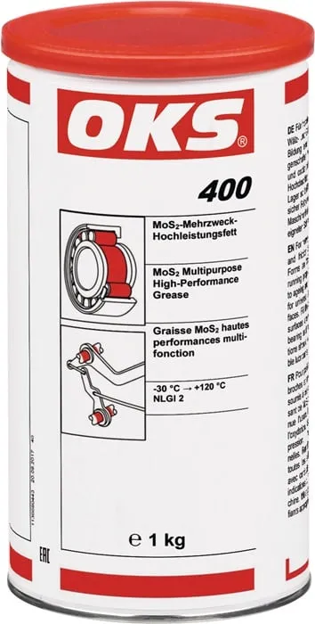 MoS² -Mehrzweck-Hochleistungsfett OKS 400 schwarz 1kg Dose OKS VE: 10St.