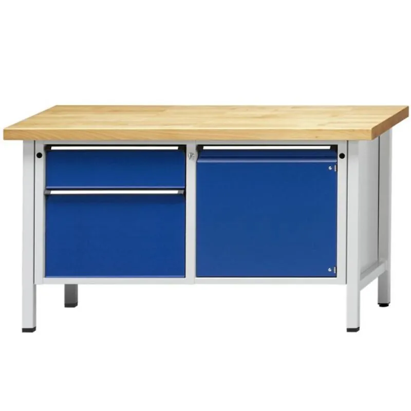 Kastenwerkbank 1500 232 V 40 mm TYP 302476/840 mm 7035/5010