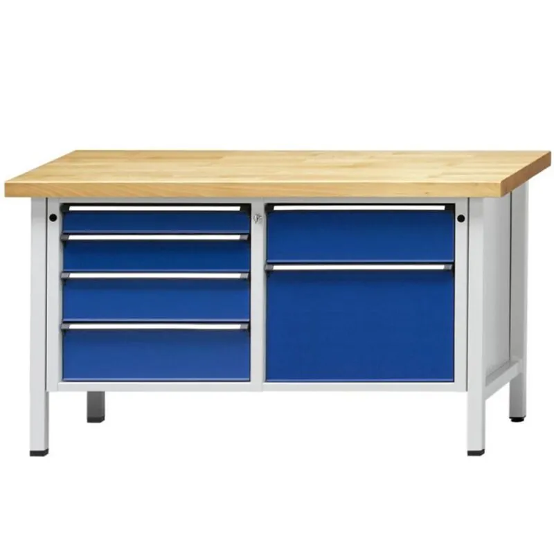 Kastenwerkbank 1500 237 V 40 mm, 840 mm 7035/5010